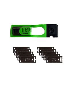 Chromstahl Wendemesser 30mm - 10er Pack